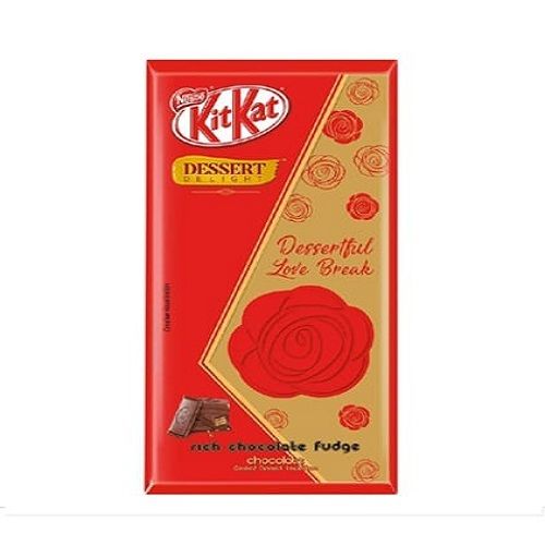 Nestle Kitkat Dessert Delight Rich Chocolate Fudge Wafer Bar, 150G Pack Size: Packed