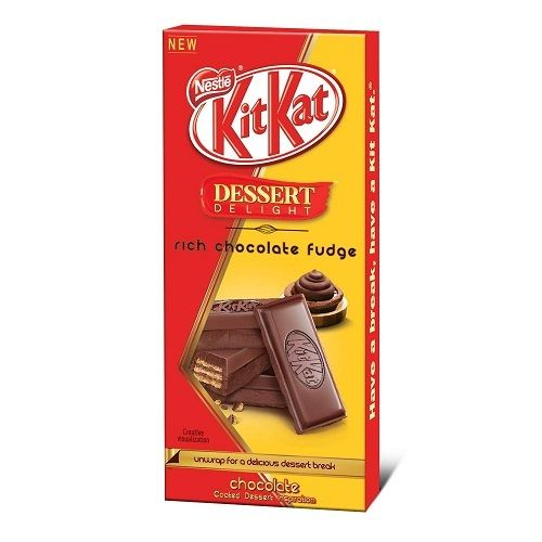 Nestle Kitkat Dessert Delight Rich Chocolate Fudge With Creative Visualization