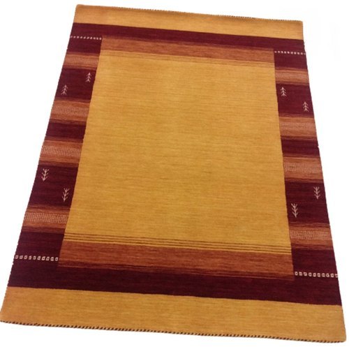 घर, कार्यालय, इनडोर, आउटडोर के लिए क्विक ड्रायिंग येलो एंड ब्राउन Faf00260 हैंड लूम फाफ कार्पेट