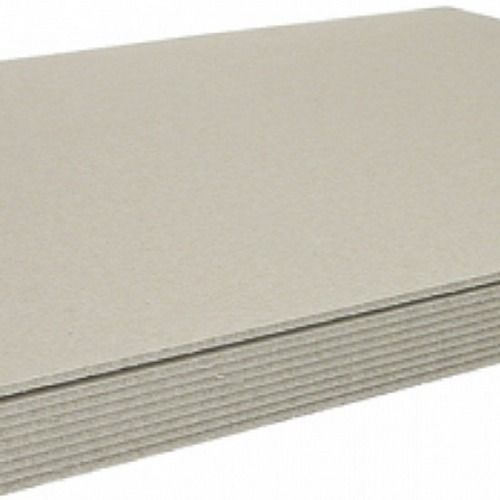 Eco Friendly Recycled Plain Grey Color Mdf Straw Boards For Packaging