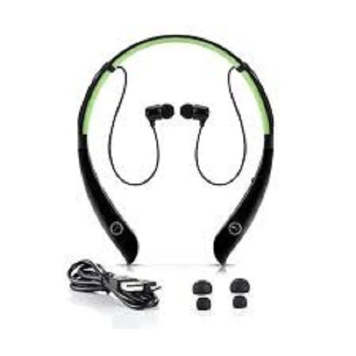 Green Color Pro-Slick 4.1 Bluetooth Earphones Battery Backup: 6 Hours