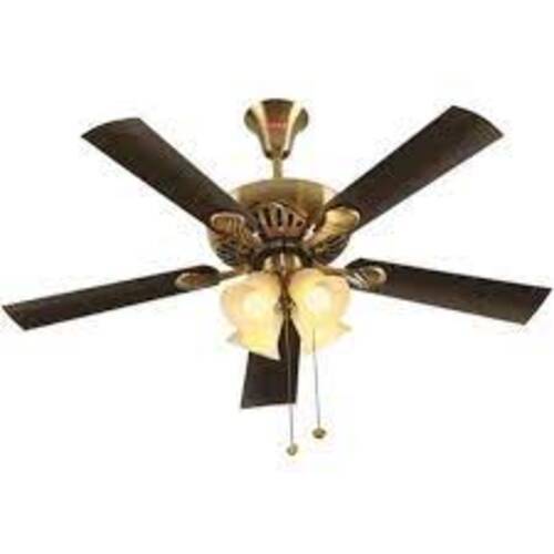 Usha Fontana Maple 70W Antique Brass 5 Blades Ceiling Fan Sweep: 1250 mm