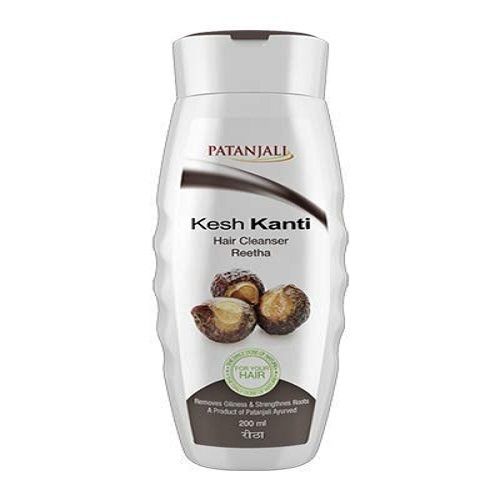 Black 100% Natural And Herbal Kesh Kanti Reetha Hair Cleanser Shampoo, 200Ml