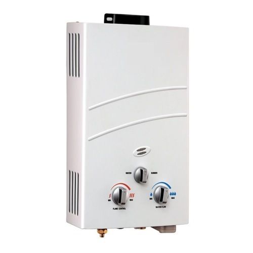 Fast Heating Wall Mounting White Rectangle Shape Gas Water Heater For Home