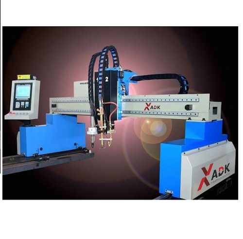 Fully Automatic Cnc Flame Plasma Cutting Machine With 500-1000 Mm Max Cutting Length Cutting Speed: 0-500 Mm/M