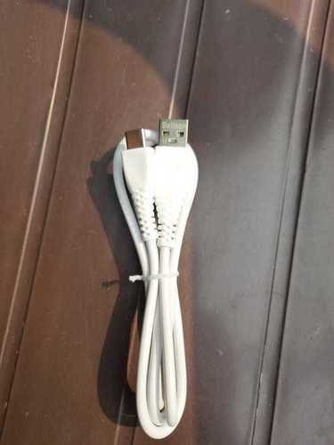 Long Life Span Reliable Nature Light Weight 1M White USB Port Data Cable