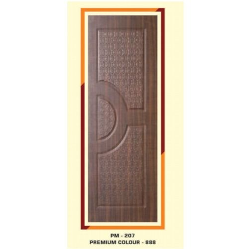 Powder Coated Finish Solid Wood Membrane Door For Home Purpose