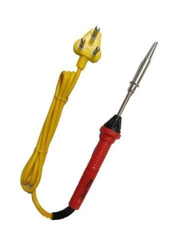 Shock Proof Less Power Consumption Yellow Electric Soldering Iron (50W)