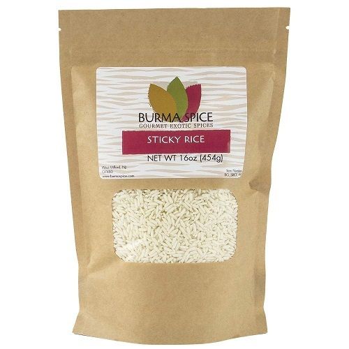100% Pure And Organic Long Grain Sticky Rice Pack Size 16 Oz