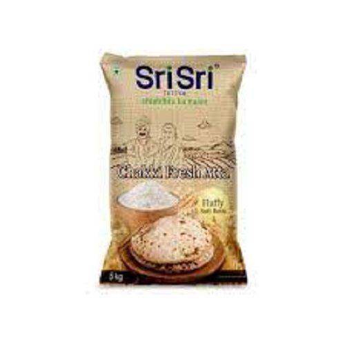 A Grade Whole Wheat Sri Sri Fresh Chakki Atta, 10Kg Pack Bags For Cooking Carbohydrate: 76 Percentage ( % )