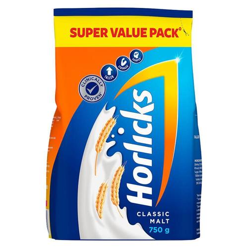 Clinically Proven Healthy And Nutrition Vanilla Flavour Horlicks, 750G Pack Shelf Life: 12 Months