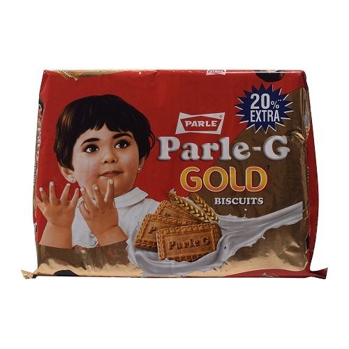 Crispy and Crunchy Semi Soft Parle-G Biscuits - Gold, 500g Packet