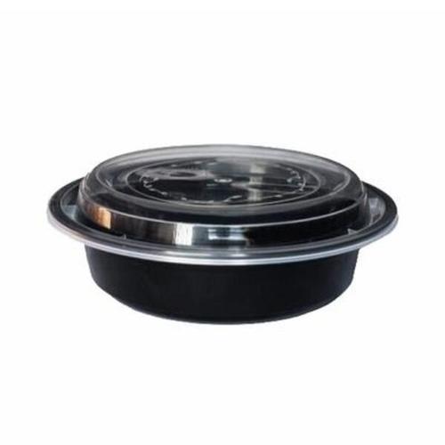 Food Packaging 480ml Black Container