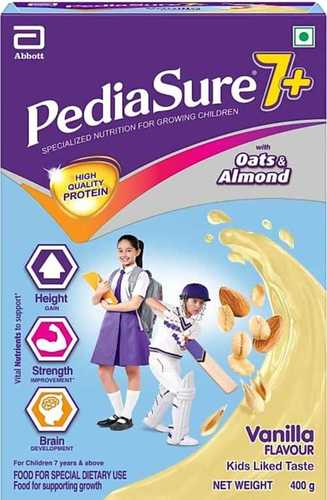 High Quality Protien Pediasure Vanila Flavor Kids Liked Taste, Net Weight 400g