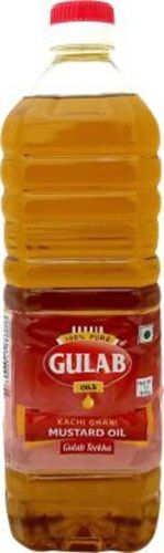 Organic Kachi Ghani Mustard Oil Plastic Bottle 1L(Comprises Of Unsaturated Fat)