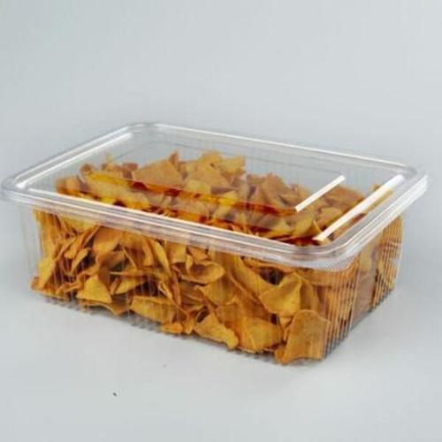 Transparent Rectangular Shape Hinged Box For Packaging