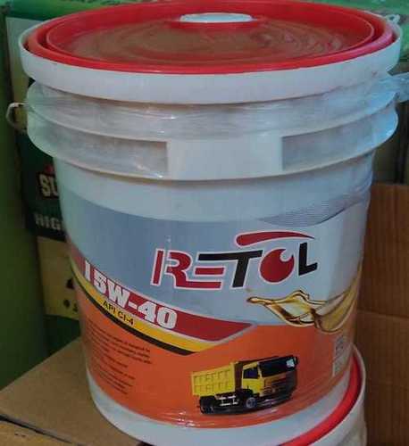 Retol 15W-40 Engine Oil With Red And White Color Application: Automobile Industry