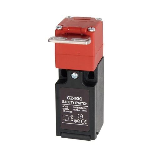 Solid Red And Black Metal Head Safety Switches Max Voltage 600 Volts Max. Current: 100