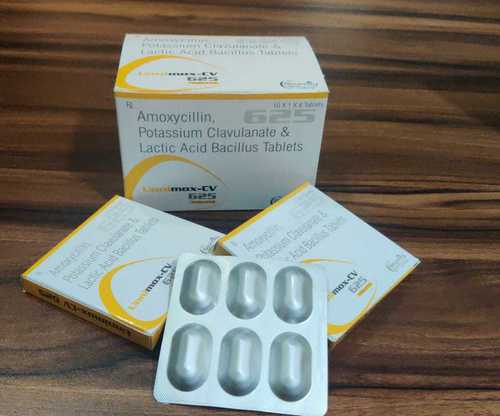 Amoxycillin Potasssium Clavulanate And Lactic Acid Bacillus Tablets For Anti-Infection Use