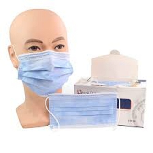 Purple Blue Color Disposable And Breathable High Bacteria Filteration Ability Face Mask For Unisex