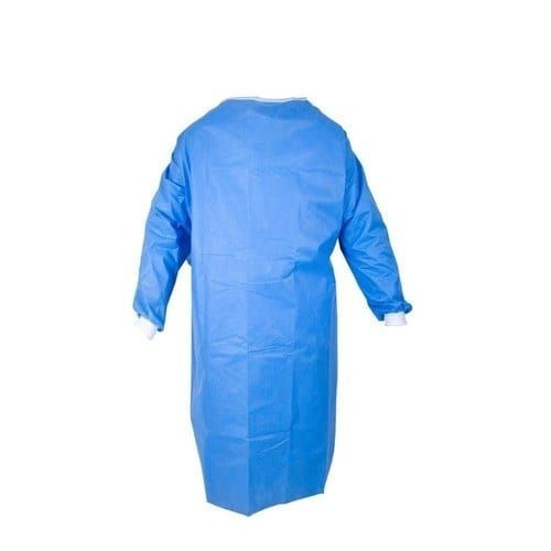 Blue Color Skin Friendly Breathable Non Woven Surgical Gown For Hospital Length: 130  Centimeter (Cm)