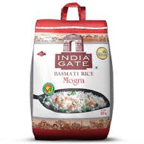 Short Grain India Gate Mogra White Basmati Broken Rice Bag, 5Kg Pack Broken (%): 12%