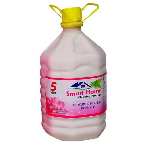 Smart Home Perfumed Herbal Lemon Fragrance White Phenyl For Flooring, 5 L Application: Household