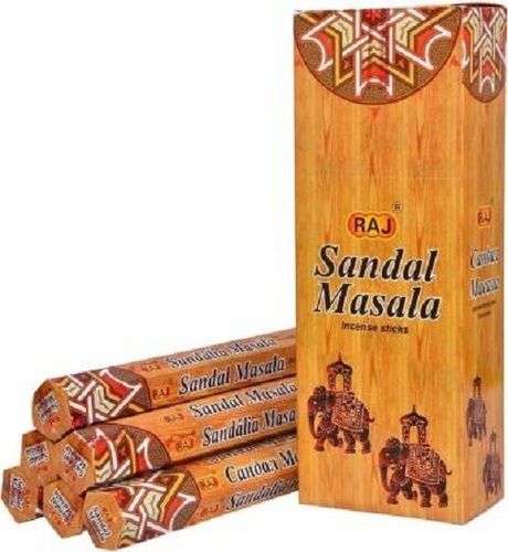 Bansigoods Sandal Masala Fragrance 6 Pkt Of 20 Sticks Each (Contains 120 Incense Sticks/Natural Agarbatti)