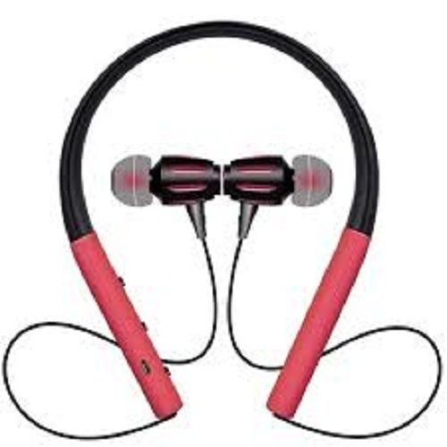 Clear Sound, High Base Quality Red And Black Wireless Bluetooth Earphone With Mic Body Material: Plastic