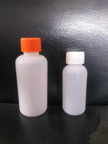 Fine Finish Plastic Round Shape Dry Syrup Bottle