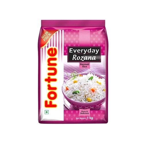 Fortune Everyday Rozana एक्स्ट्रा लॉन्ग ग्रेन सुपर बासमती चावल खाना पकाने के लिए 1 Kg 