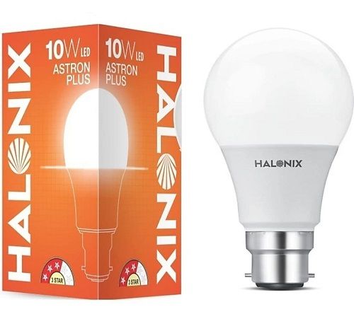  Halonix Photon Plus बेस कूल डे लाइट B22 9-वॉट LED बल्ब बॉडी मटेरियल: एल्युमिनियम 