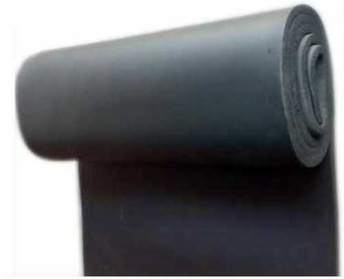 Black Highly Durable And Plain Pattern Elastomeric Rubber Foam