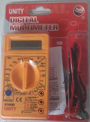 Portable Lightweight Electirc Analog And Digital Multimeter Unity Dt830D Accuracy: 100  %