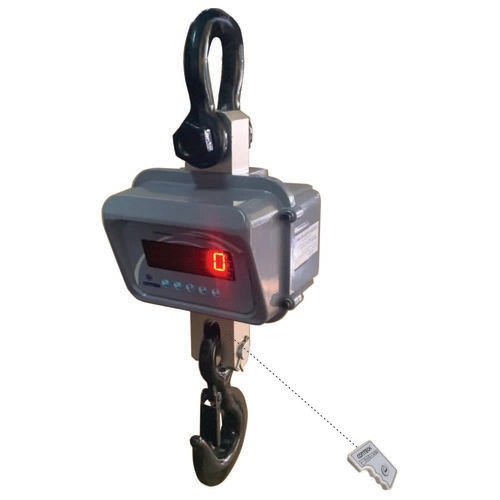 Rugged Aluminum Diecast Enclosure Rf Crane Scale With Display Hold Facility Accuracy: 500G - 5 Ton Gm