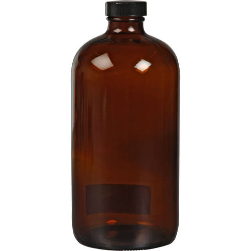 Ruggedly Constructed Scratch Resistant Leak Resistance Pet Amber Glass Bottles (500ml)