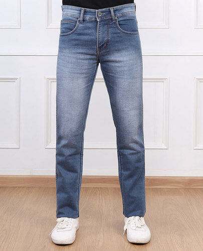 Tear Resistance Comfortable Hand Feel Mens Blue Cotton Washed Jeans Age Group: >16 Years