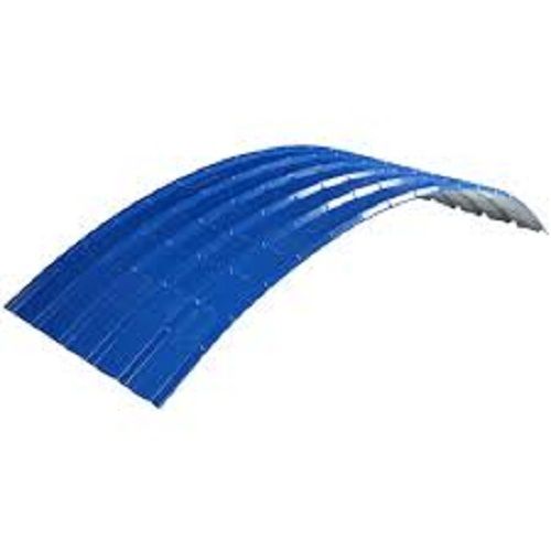 Roofing Corrosion Resistant And Water Proof 2Mm Stainless Steel Blue Color Coated Crimp Curved Sheet For Residential And Commercial