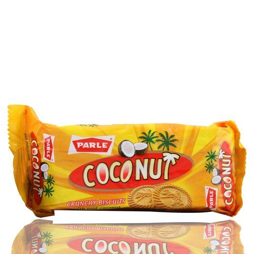 Delicate And Crispy Texture Excellent Taste Parle Crunchy Coconut Biscuits 108 Gm