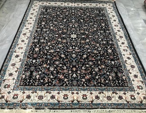 Silk Rectangle Carpet - Size 6x4, 5x7, 8x11, 6x9 inches | Multicolored, Easy to Fold, Impeccable Finish, Embroidered Pattern