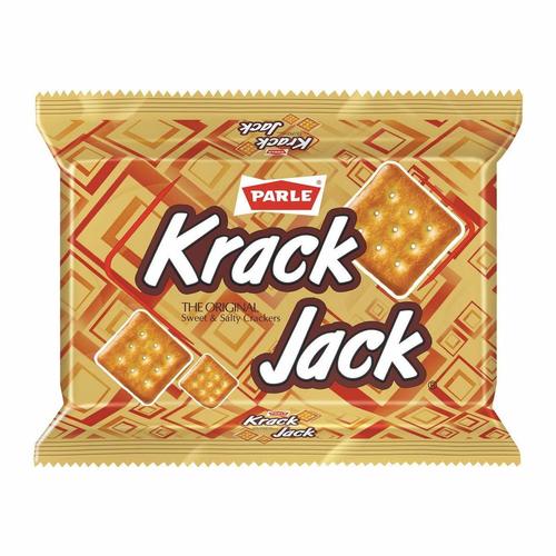 Parle Krack Jack Sweet And Salty Cracker Biscuits For Evening Dessert 200 Gm
