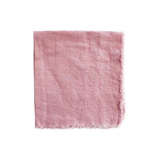 Plain Dyed Linen Fabric Handmade Table Napkins For Home And Restaurants