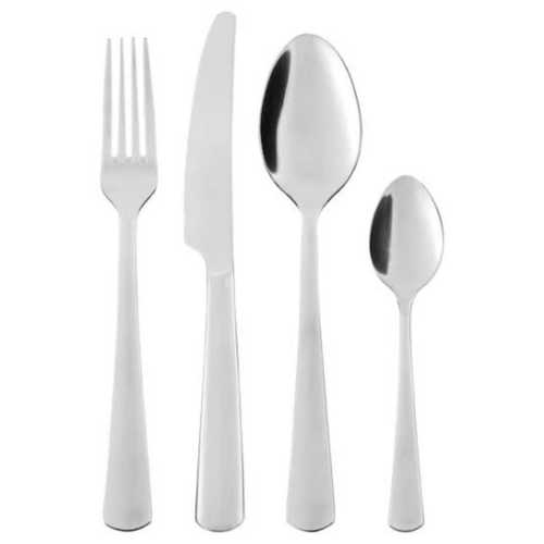 Stainless Steel Shiny Cutlery Set For Home And Hotel, 4 Piece In A Set