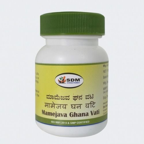 Antimicrobial Antihelminthic Anti Ulcer Mamejava Ghana Vati Ayurvedic tablet