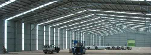 Corrosion Resistant Color Coated Metal Industrial Shed Structure