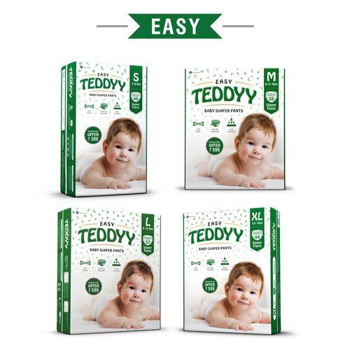 easy teddy l size 34 pieces diapers high protection and soft fabric 504