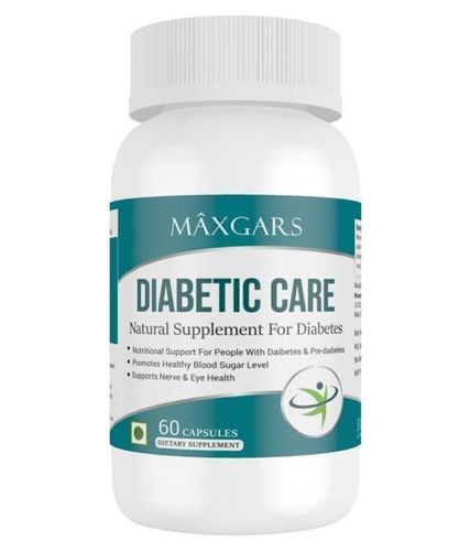 Maxgars Diabetic Care Natural Supplements Capsules Generic Drugs