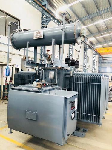 Mild Steel 5000 Kva Power Transformer Used In Industrial, Commercial And Electrical Distribution Coil Material: Iron Core