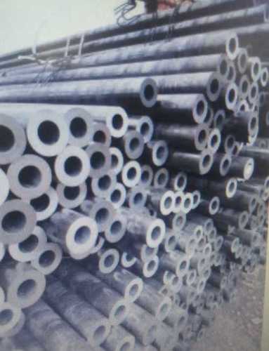 Mild Steel Polished Round Shape Seamless Pipe For Construction Use Size: As Per Customer Requirement