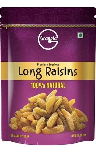 Common No Added Sugar Granola 100% Natural Long Raisins (Kishmish) 500G Pouch Pack